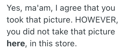 Screenshot 2025 05 31 at 10.59.56 PM Customer Was Looking For A Specific Type Of Mirror, But This Woman Ensured Her That They Dont Carry That Mirror At Her Store